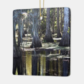 Bald Cypress Trees Keramisch Ornament (Links)