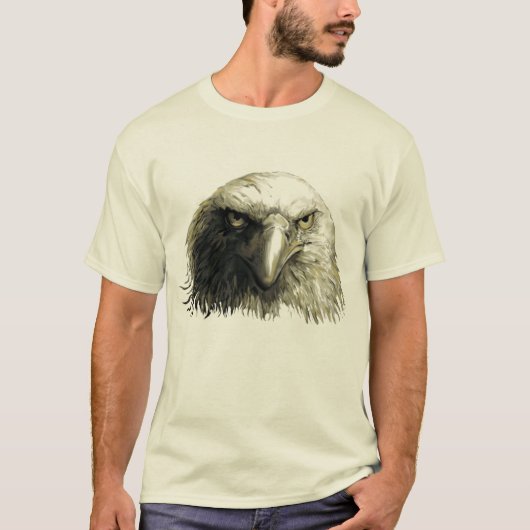 Bald Eagel Face T-shirt (Voorkant)