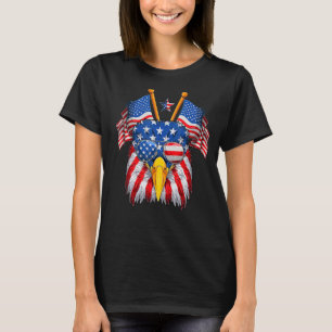 Bald Eagle 4 juli Amerikaanse vlag Flag Patriotic T-shirt