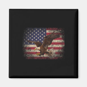 Bald Eagle, 4 juli, kerstcadeau-Amerikaanse Fla Magneet