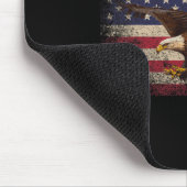 Bald Eagle, 4 juli, kerstcadeau-Amerikaanse Fla Muismat (Hoek)