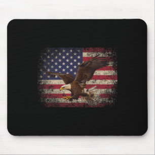 Bald Eagle, 4 juli, kerstcadeau-Amerikaanse Fla Muismat