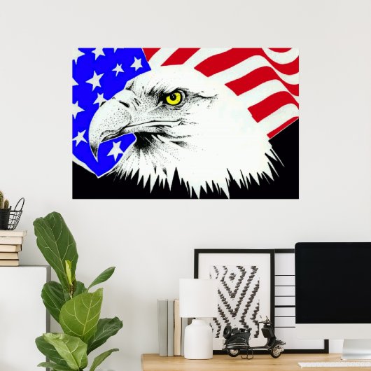 Bald Eagle 4 juli Poster 1 (Thuiskantoor)