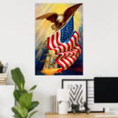 Bald Eagle 4 juli poster 2 (Thuiskantoor)