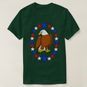 Bald Eagle 4 juli T-shirt (Design voorkant)