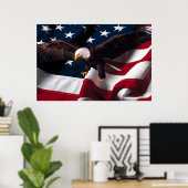 Bald Eagle 4th Of July poster 15 (Thuiskantoor)