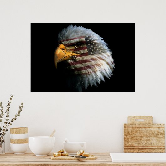 Bald Eagle 4th Of July poster 6 (Keuken)