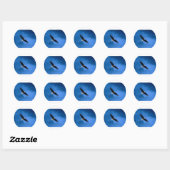 Bald-Eagle-Alaska Ronde Sticker (Vel)