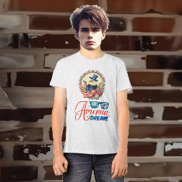 Bald Eagle America droomt van een patriottische on Tri-Blend Shirt