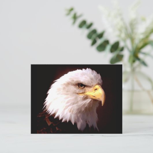 Bald Eagle American Eagle Briefkaart (Staand voorkant)