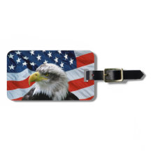 Bald Eagle American Flag