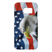 Bald Eagle American Flag Case-Mate Samsung Galaxy Hoesje (Achterkant)