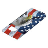 Bald Eagle American Flag Case-Mate Samsung Galaxy Hoesje (Onderkant)