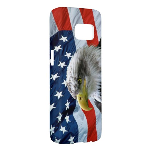 Bald Eagle American Flag Case-Mate Samsung Galaxy Hoesje (Back/Rechts)