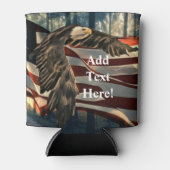 Bald Eagle American Flag Cooler (Voorkant)