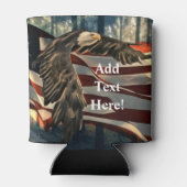 Bald Eagle American Flag Cooler (Achterkant)