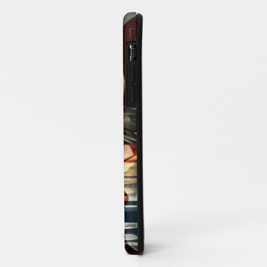 Bald Eagle American Flag Country Road Case-Mate iPhone Case (Achterkant/links)