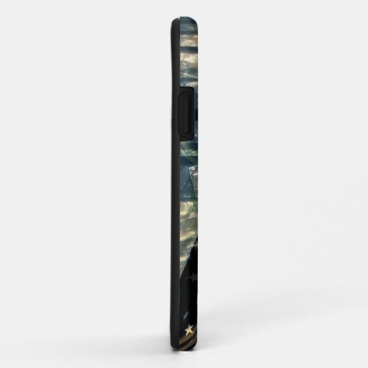 Bald Eagle American Flag Country Road Case-Mate iPhone Case (Achterkant/rechts)