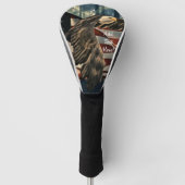 Bald Eagle American Flag Country Road Golf Head Co Golfheadcover (Voorkant)