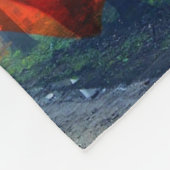 Bald Eagle American Flag Fleece Deken (Hoek)