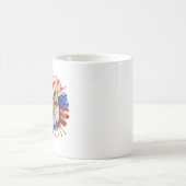 Bald Eagle American Flag Koffiemok (Center)