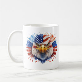 Bald Eagle American Flag Koffiemok