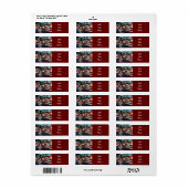 Bald Eagle American Flag Label (Full Sheet)