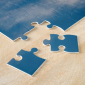 Bald Eagle American Flag Legpuzzel (Zijkant)