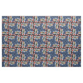 Bald Eagle American Flag Stof (Yard (91,4 cm))