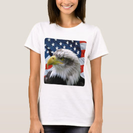 Bald Eagle American Flag T-shirt