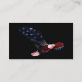 Bald Eagle American Flag Visitekaartje (Voorkant)
