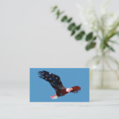 Bald Eagle American Flag Visitekaartje (Staand voorkant)