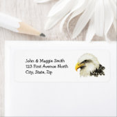 Bald Eagle American USA Bird Name Label (Insitu)