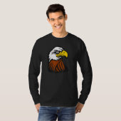 Bald Eagle American Usa Patriotic T-shirt (Voorkant volledig)