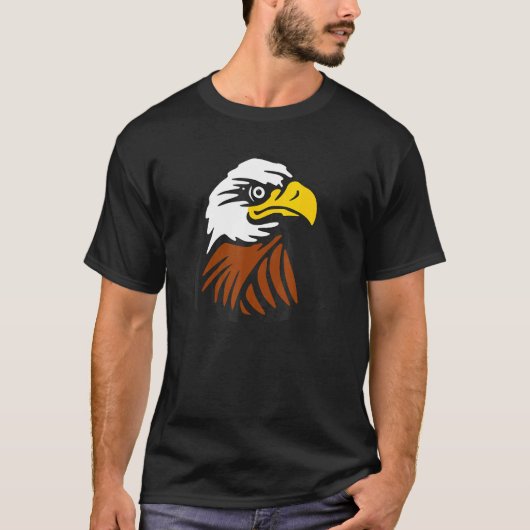 Bald Eagle American Usa Patriotic T-shirt (Voorkant)