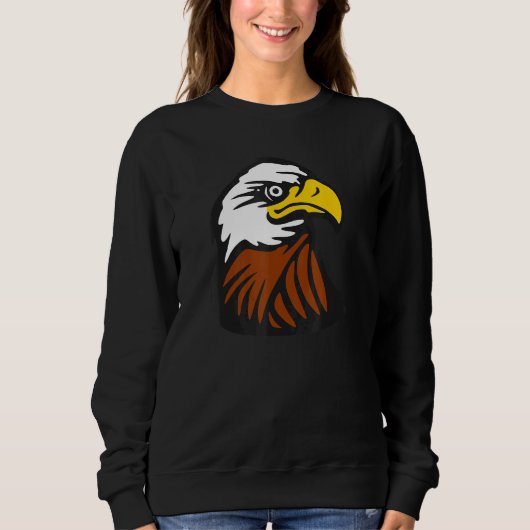 Bald Eagle American Usa Patriotic Trui (Voorkant)