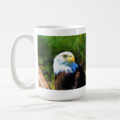 Bald Eagle and Sunlight Wildlife Art Koffiemok (Links)