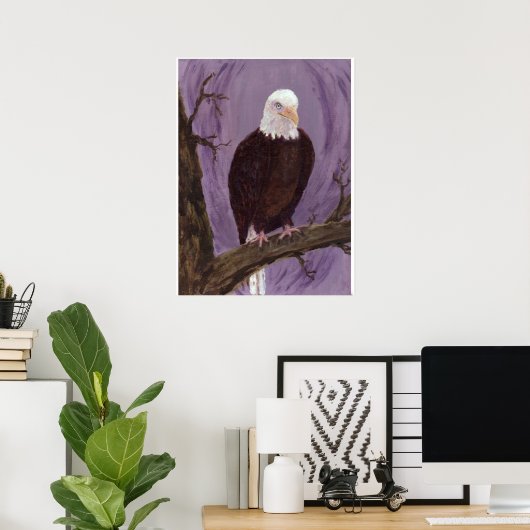 Bald Eagle Art Print (Thuiskantoor)