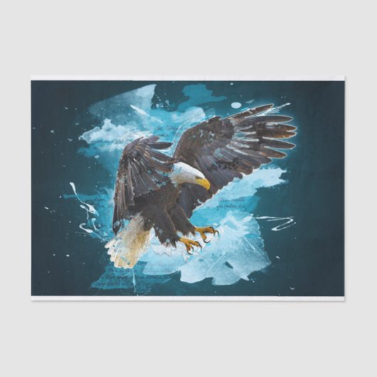 Bald Eagle Art Tissuepapier (Voorkant)