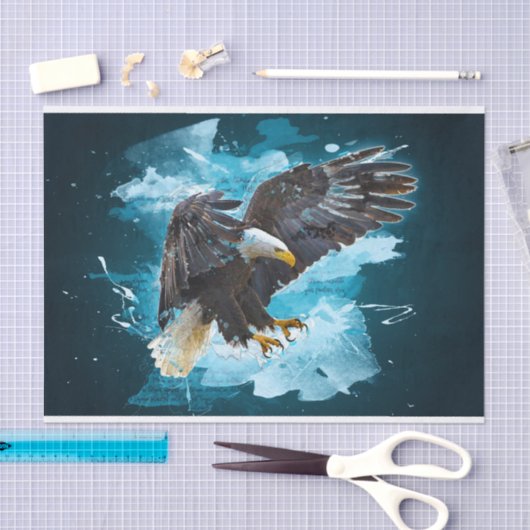 Bald Eagle Art Tissuepapier (Craft)