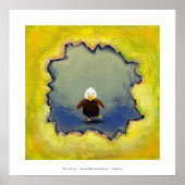 Bald eagle art wobable baby learning empowerment poster (Voorkant)