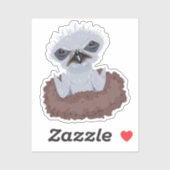 Bald Eagle Baby Sticker (Vel)