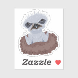 Bald Eagle Baby Sticker