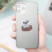 Bald Eagle Baby Sticker (Telefoon)