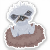 Bald Eagle Baby Sticker (Voorkant)