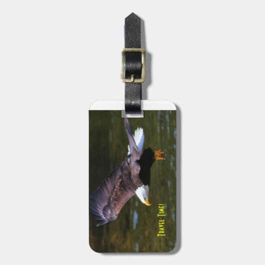 Bald Eagle bagagelabel (Voorkant verticaal)