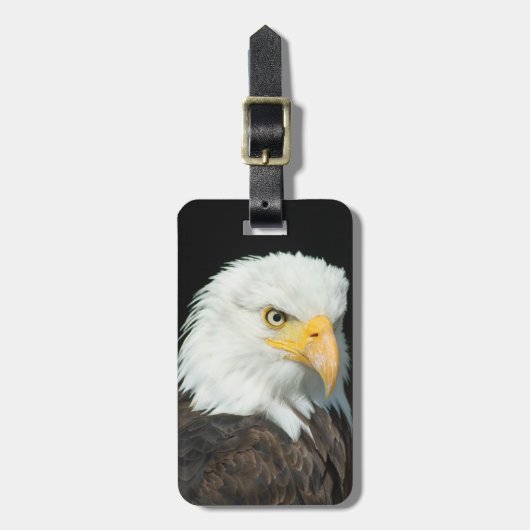 Bald eagle bagagelabel (Voorkant verticaal)