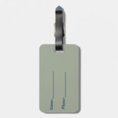 Bald eagle bagagelabel (Achterkant verticaal)