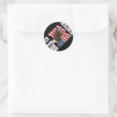 Bald Eagle Bald is prachtig 4 juli Independe Ronde Sticker (Tas)