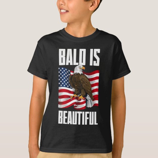 Bald Eagle Bald is prachtig 4 juli Independe T-shirt (Voorkant)